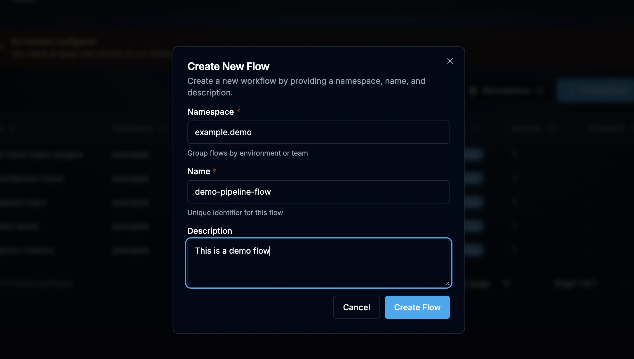 Flow Editor - Empty State